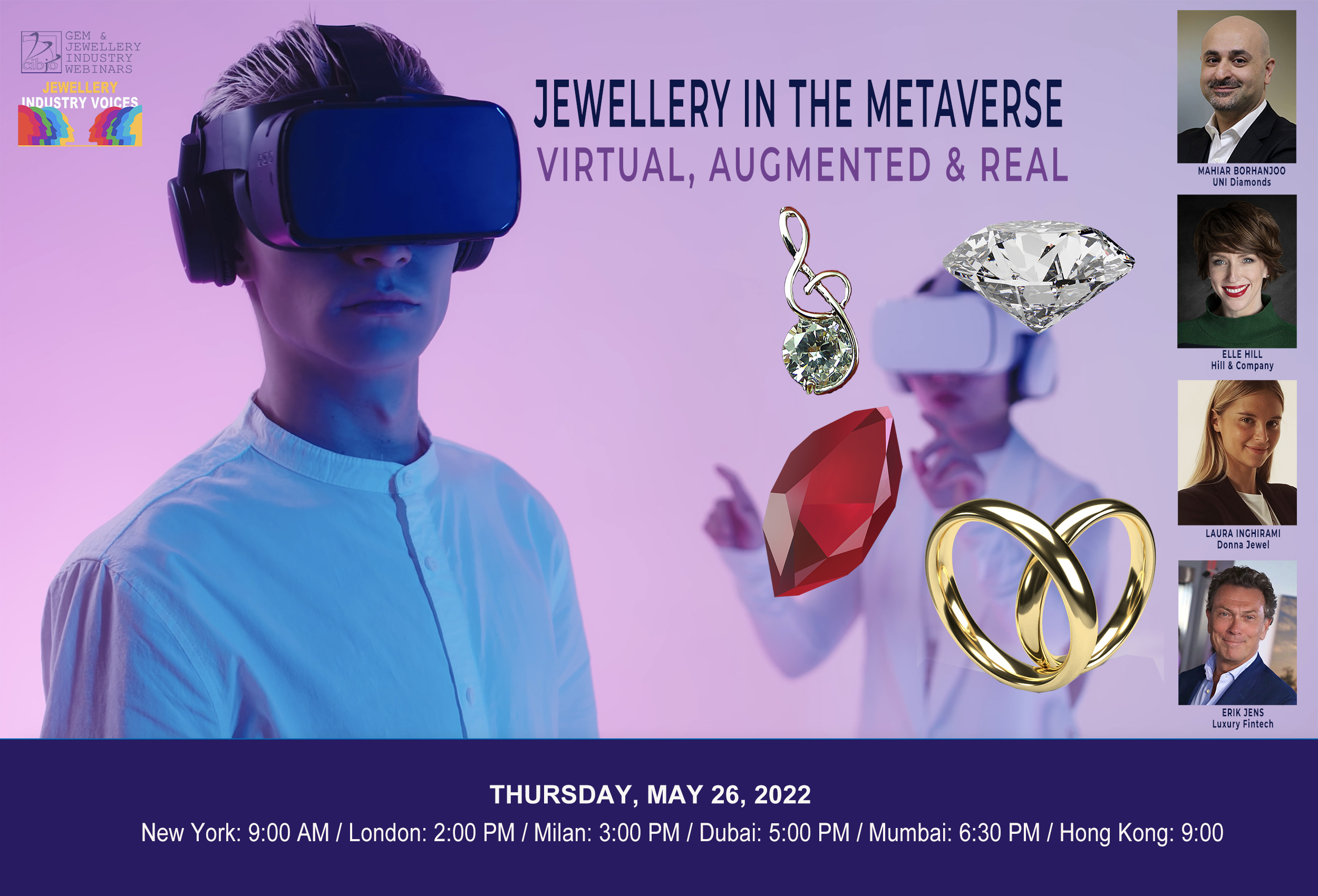 Jewellery Industry Voices webinar to consider effect and significance of the metaverse on